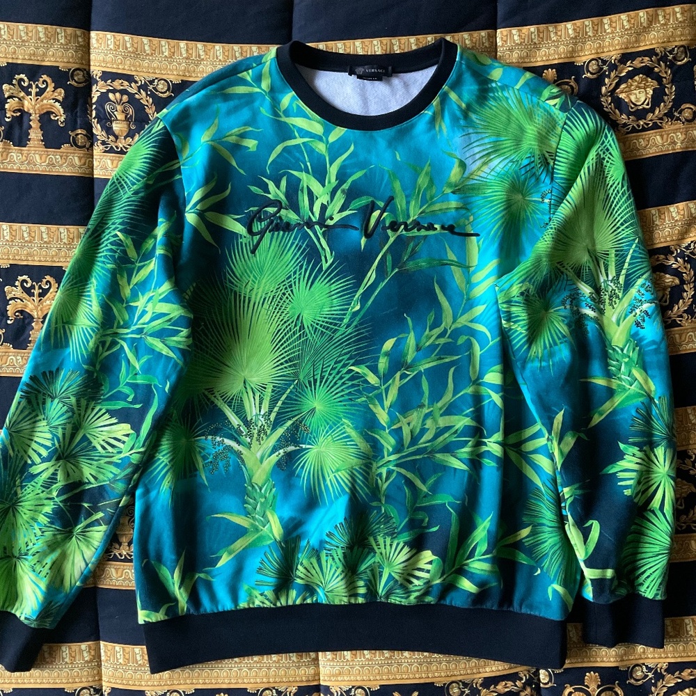Versace Jungle Print Sweatshirt Sweater